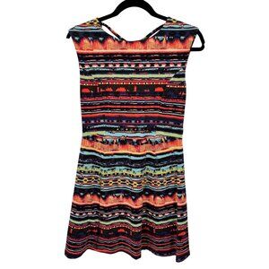 Title Nine Hillary‎ Sassy Athletic Dress Womens Small Multicolor Stripe Nylon